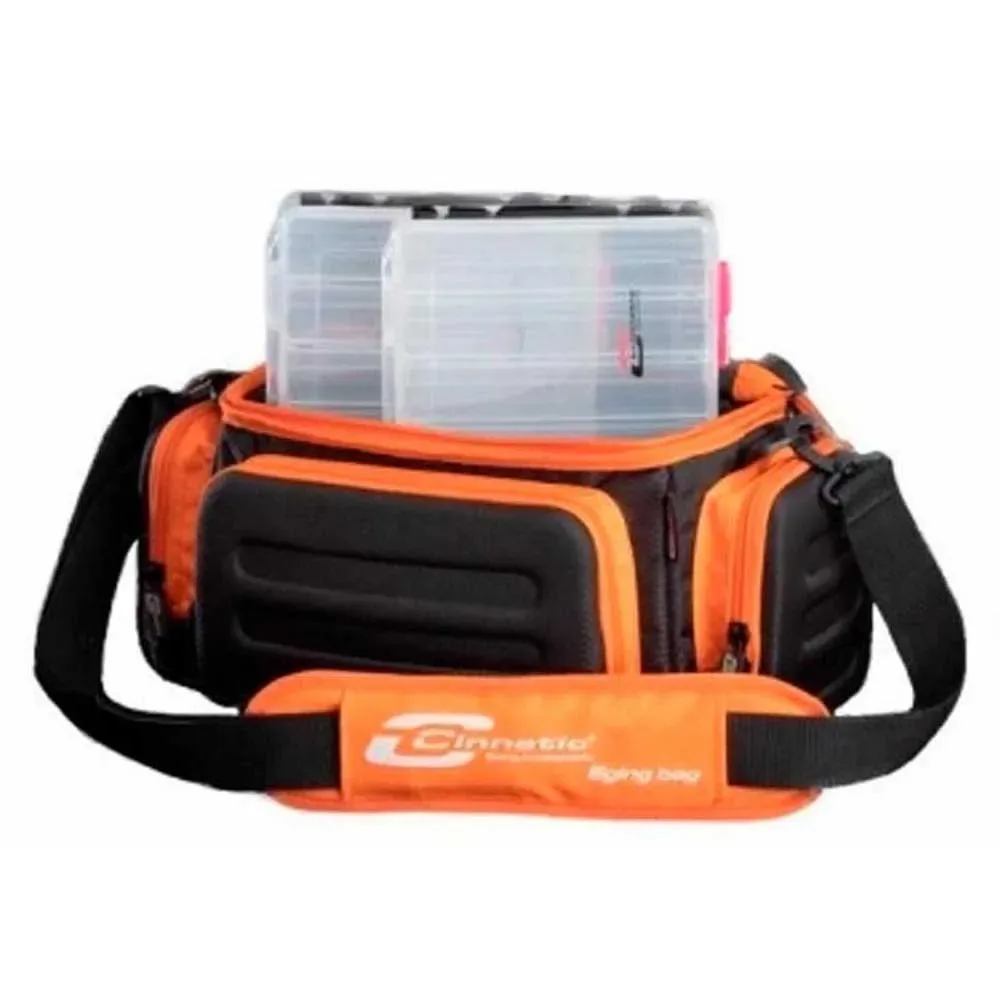 Eging Lures Bag Orange / Black One Size unisex - cinnetic - FashionsVida