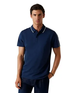 Polo A Maniche Corte M5yp0kars2 Silk Blue S - Guess - FashionsVida