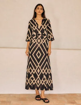 Babbaki - Túnica Nefer Geo - Babbaki - FashionsVida