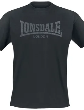 T-Shirt - Logo Kai - M bis 5XL - für Männer - Größe XL - schwarz - Männer - male - Lonsdale London - FashionsVida