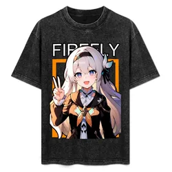 Firefly honkai star rail Shirt star Firefly T-Shirt Lightweight Print T-Shirt