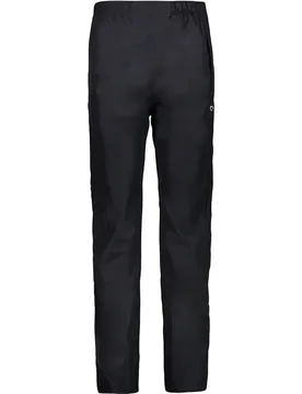 Rain With Full Lenght Side Zips Damen Regenhose, schwarz C20