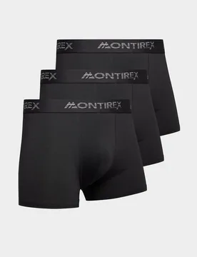 Er-Pack Boxershorts - Herren, Schwarz - male - Size: L - MONTIREX - FashionsVida