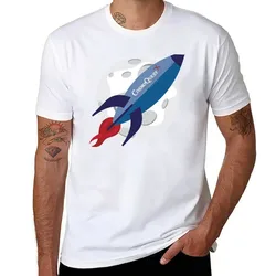 CosmoQuest Rocket T-Shirt black cotton t-shirt plain for man package t shirt man plain T-Shirt