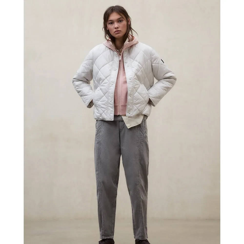 Cazadora de mujer acolchada con cierre de botones - Ecoalf - FashionsVida