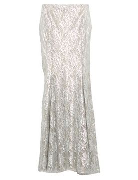 Maxi-Rock Damen Silber 36 Damen
