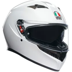 Casco Moto Integrale K3 Mono Bianco Seta taglia XL