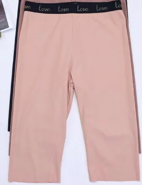 Set de 3 pantalones cortos deportivos de mujer de cintura alta elástica con cinturón con letras, corte cuadrado y transpirables - Shein - FashionsVida