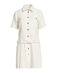 Mini-Kleid Damen Cremeweiß 40 Damen