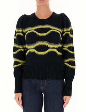 Maglione misto alpaca LIU JEANS NERO XS