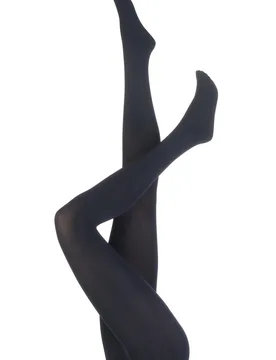 Pair Marine Pure Matt 100 Tights Ladies Medium - - Blue - Size: Medium - Falke - FashionsVida