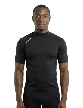 Thermiq Carbon Core Short Sleeve T-shirt Black / Orange S Men - Apeks - FashionsVida