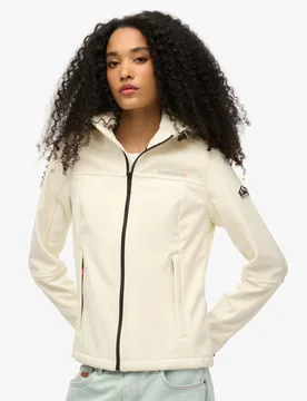 Waterproof Hooded Jacket White female - Superdry & Co - FashionsVida