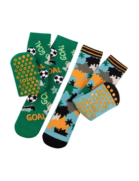 Kids Original Slipper-Sox Twin Pack - - Size: 4-6y - totes - FashionsVida