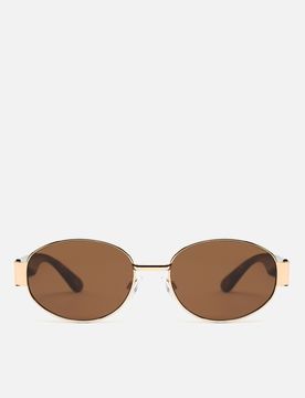 Sakurai Runde Sonnenbrille mit Metallrahmen