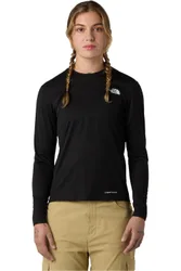 Shadow camiseta montaña manga larga mujer Beige (L)