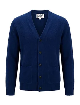 Strickjacke Herren Blau S Herren - MC2 SAINT BARTH - FashionsVida