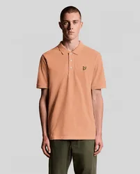 Men's Cotton Polo Shirt in Brown