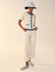 Straight Leg Turn Up Ankle Grazer Jeans Natural female