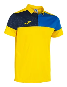 Polo-Shirt Kind Crew V - Jaune - male - Size: 12/14 ans - Joma - FashionsVida