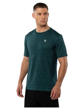 Maglietta A Maniche Corte Alkaline Emerald Green - Siroko - FashionsVida