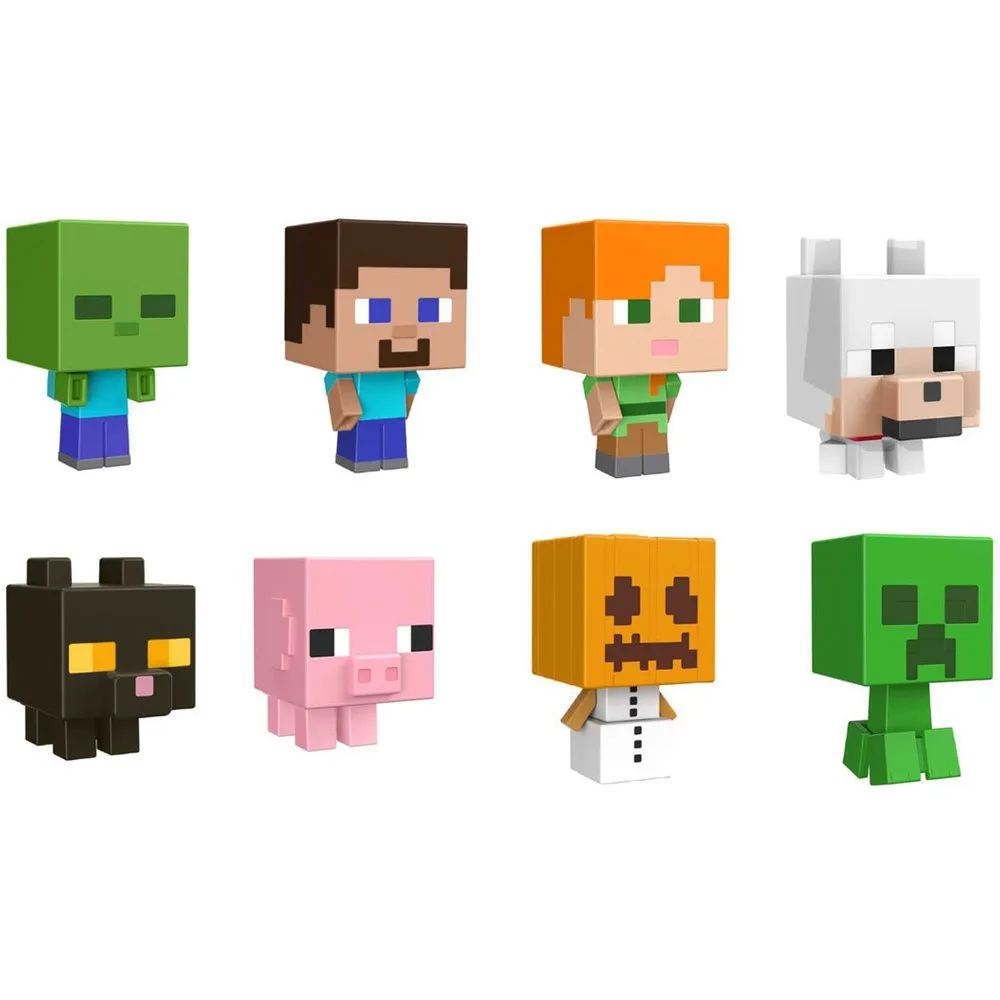 Figura cabezón Minis Mattel - Minecraft - FashionsVida