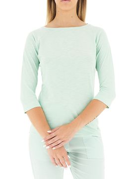 Maglia in cotone VERDE MENTA S