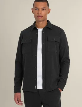 Mens Malov - Jersey Casual Overshirt - - Size: L - Larsson & Co - FashionsVida