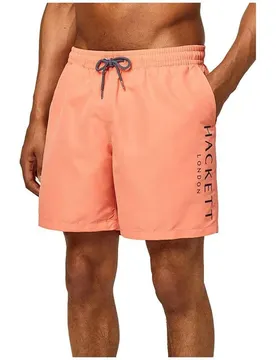 Short De Bain Solid Coral 2XL