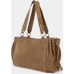 Bolso shopper de mujer de cuero