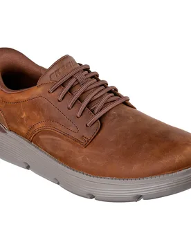 Chaussures Garza Duran Dark Brown Leather / Synthetic EU 40 - Skechers - FashionsVida