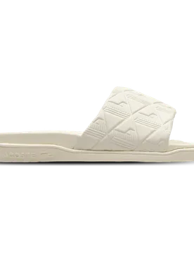 Serve Slide Dual Uomo - Infradito e sandali Bianco - Taglia 43 - Plastic/Polycarbonate 43 - Lacoste - FashionsVida