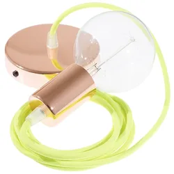Cables Suspension Luminaire Rf10 1 M Neon Orange / Copper One Size