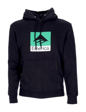 Felpa Cappuccio Uomo Classic Combo Hoodie Black