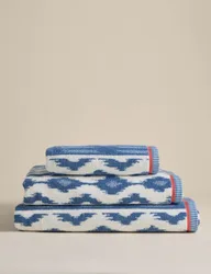 M&S Pure Cotton Ikat Towel Denim