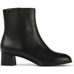 Botines de mujer katie en cuero con cierre de cremallera