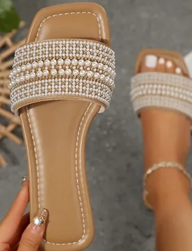 Talla Grande 41 Amarillo Mujer, Hermosas Zapatos de Playa de Verano para Niñas Antideslizantes Pantuflas de Casa Lindas Pantuflas de Plástico para N - Shein - FashionsVida