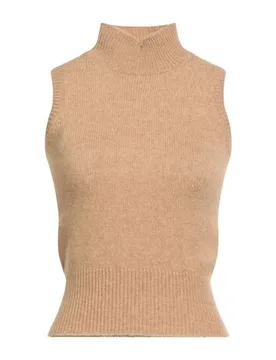 Rollkragenpullover Damen Kamel M Damen - Roberto collina - FashionsVida
