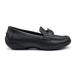 Wide Fit 'Cabana' Loafers - Black - Size: 6.5