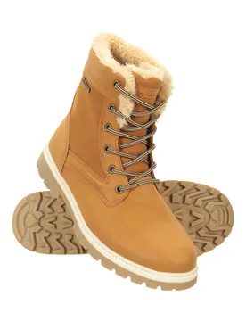 Womens Casual Thermal Waterproof Boots - Brown - Brown - Size: 5 - Mountain Warehouse - FashionsVida