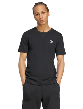 Essentials Herren T-Shirts - Schwarz - Größe XXL - Baumwoll-Jersey Black XXL - Adidas - FashionsVida