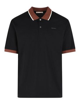 Marni Polo in cotone nero