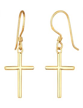 ELLI Pendientes 'Kreuz' oro