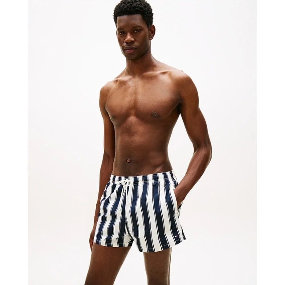 Bañador de caballero estampado con logo bordado - Tommy Hilfiger - FashionsVida