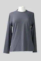 Womens Long Sleeve Tech Tee 92% Recycled Polyester - - Size: 14
