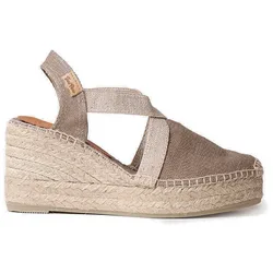 Espadrillas Con Zeppa Toda-nt Taupe EU 40