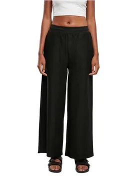 Pantalon Straight Terry Black 5XL - Urban classics - FashionsVida