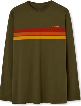 Luck camiseta manga larga hombre Verde (M)