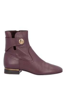 Stiefelette Damen Pflaume 34,34.5,35.5,36 Damen