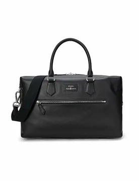 Sac en cuir - Weekender noir - Ralph Lauren - FashionsVida